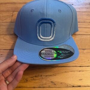 Overtime Elite Snapback Hat Concept One Light Blue Embroidered Logo Adjustable